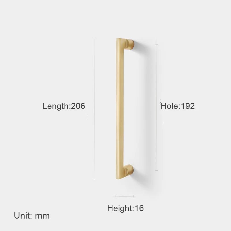 Gold Zinc Alloy Modern Handles for Elegant Cabinet Interiors