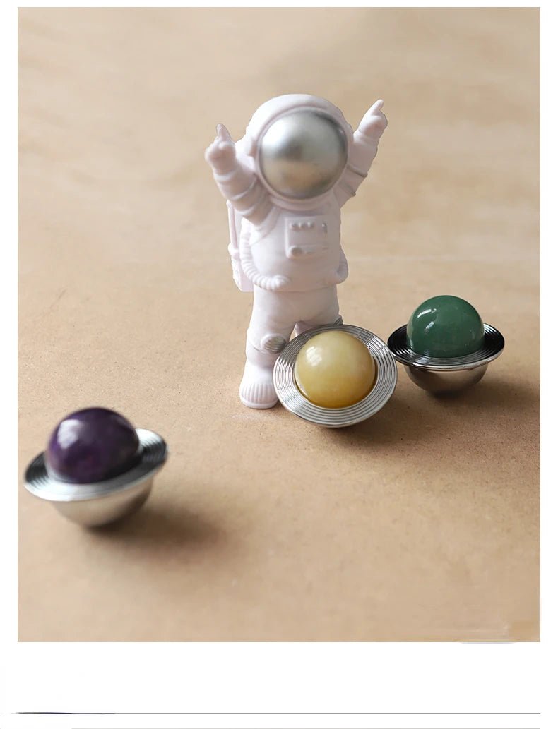 Elegant Jade Marble Drawer Knob – Gold Brass Base  