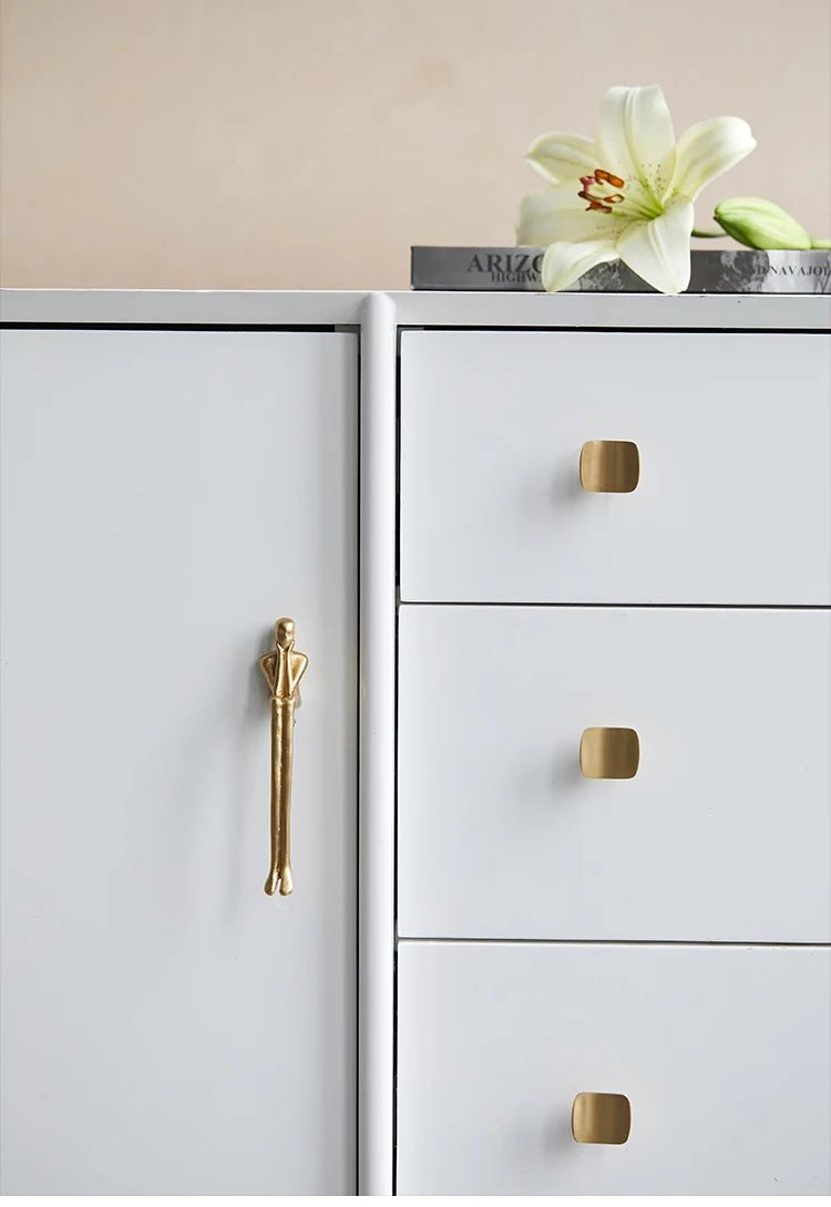 Handcrafted European Brass Knobs for Modern Cabinets