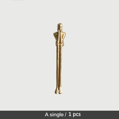 Durable Handmade European Brass Pulls for Cabinets