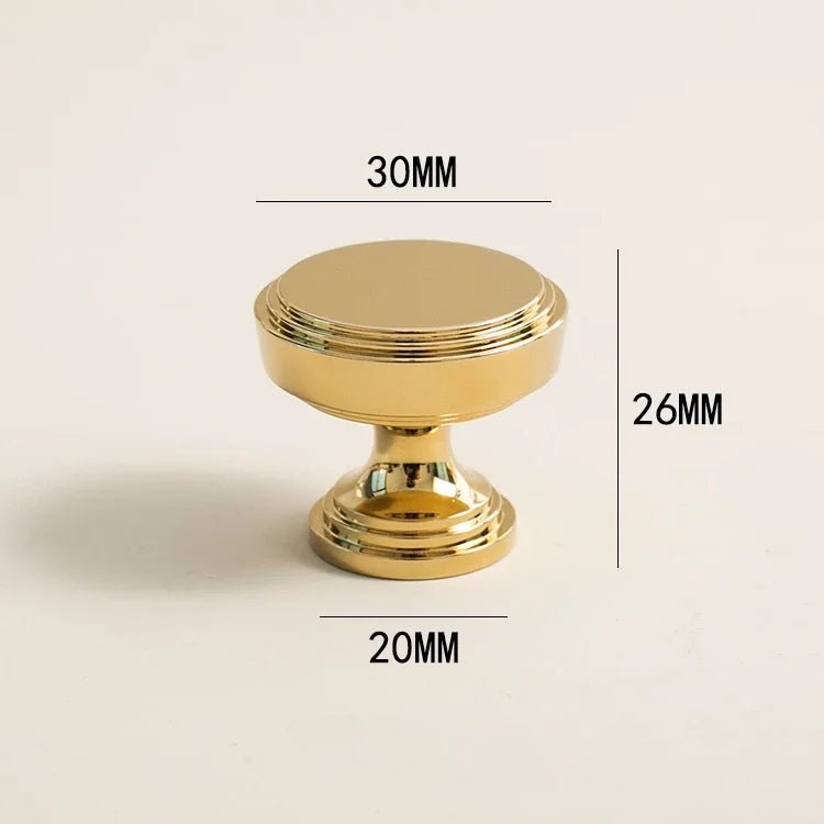 Elegant 6.3 Inch Brass Drawer Pull – Gold T-Bar Handle  