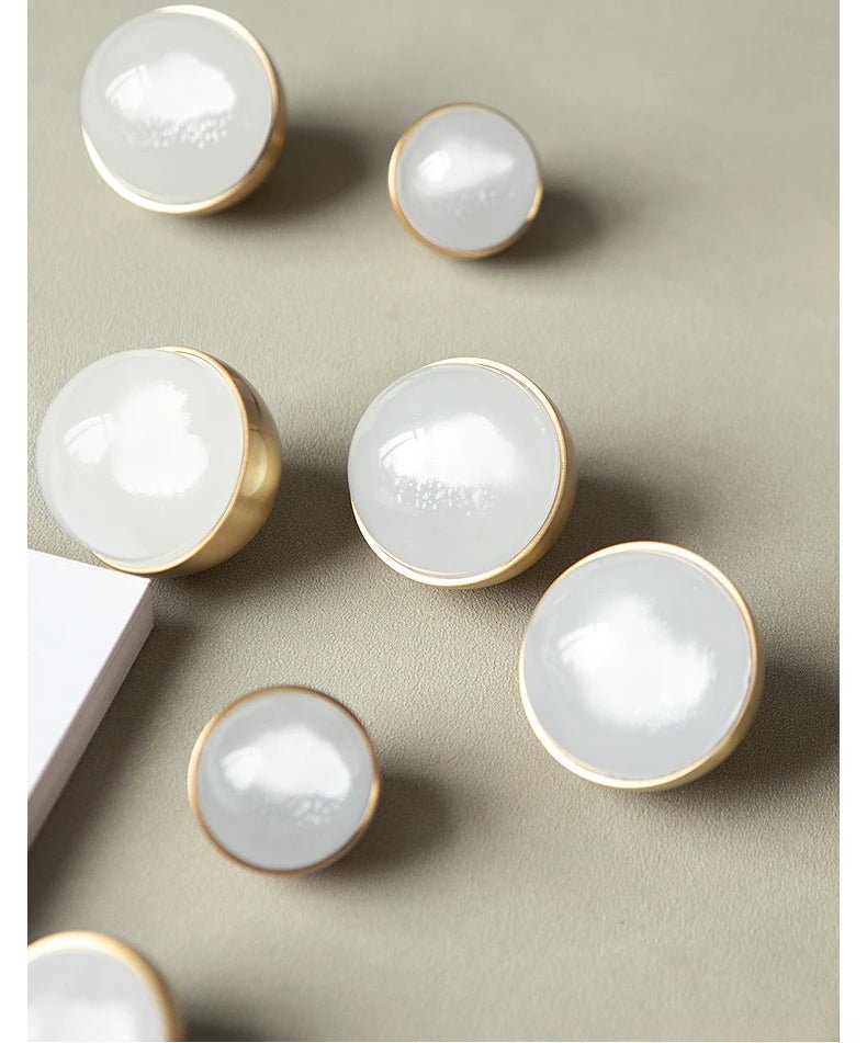 Acrylic & Brass Ball Knobs – Modern Pull Handles for Stylish Drawers