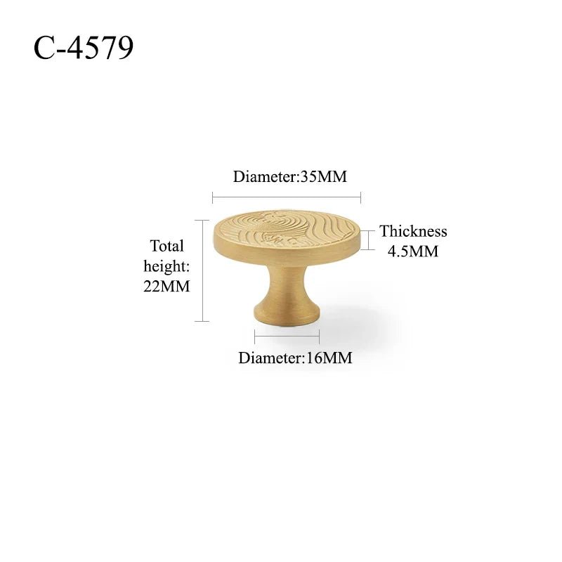 Elegant Antique Brass Drawer Pulls – Vintage Knobs