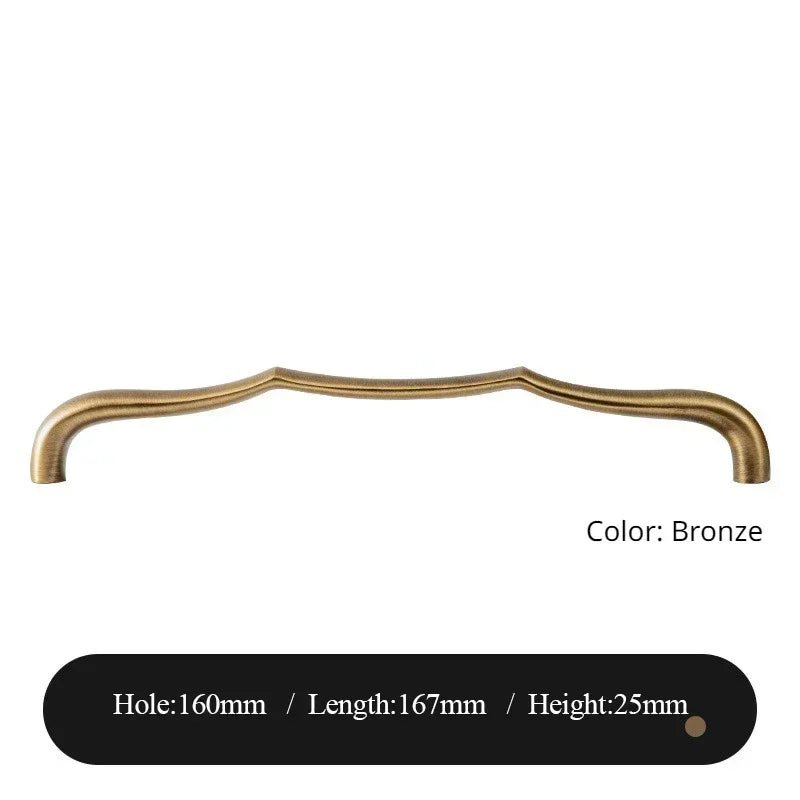 Stylish Antique Bronze Brass Drawer Pulls – Vintage Cabinet Handles