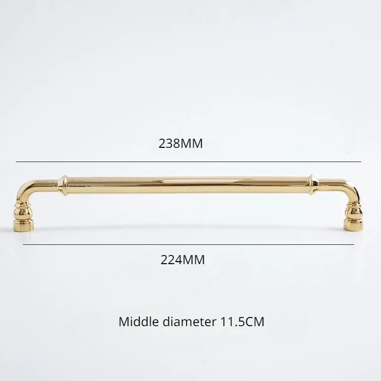 Stylish Bright Gold Drawer Pulls – Modern Cabinet Knobs for Furniture
