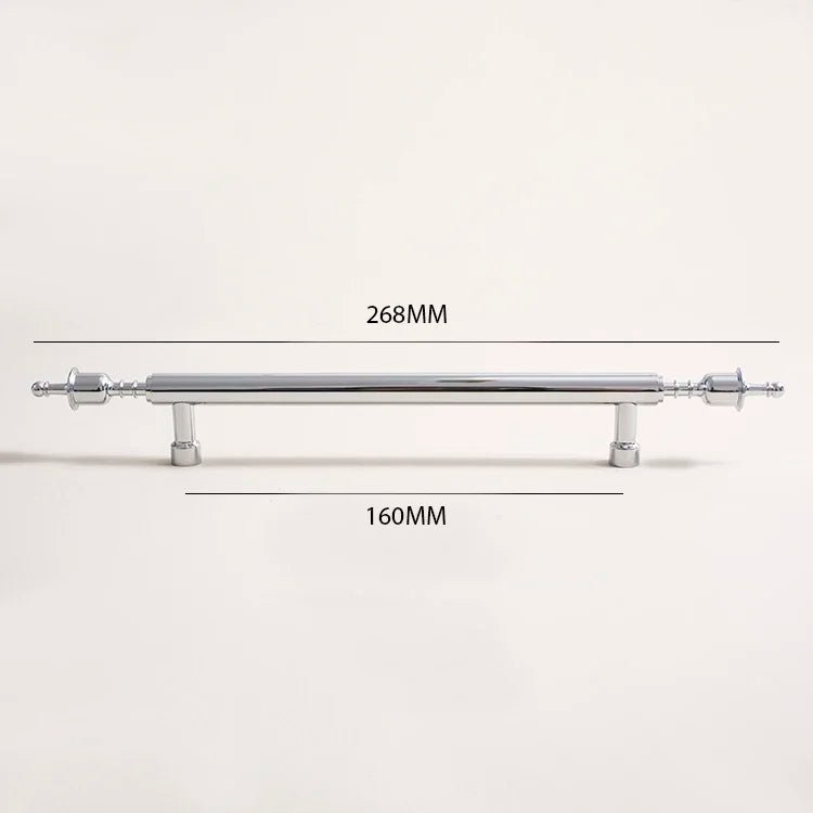 Luxury Chrome Crown Shape Drawer Pull for Elegant Cabinet Handles