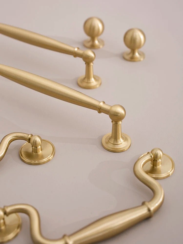 Contemporary Classic Brass Pulls – Elegant Drawer Handles for Cabinets