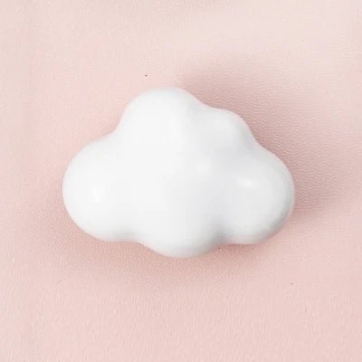 Stylish Cloud Ceramic Knobs – Pink Kids' Room Drawer Pulls