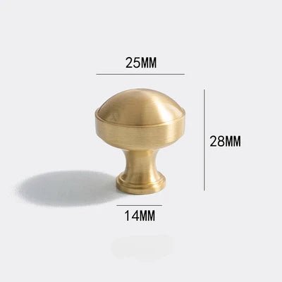Contemporary European Brass Pulls – Gold Handles for Cabinets