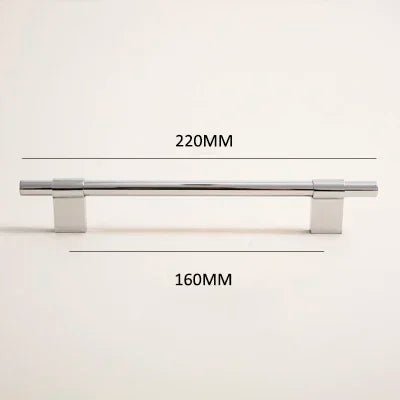 Sleek European Silver T-Bar Pulls for Elegant Cabinet Handles