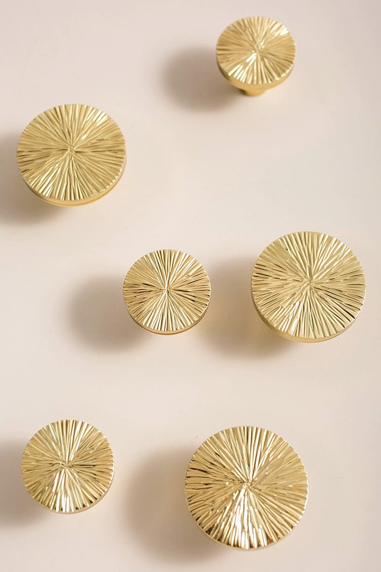 Luxury Gold Brass Cabinet Pulls – European Design