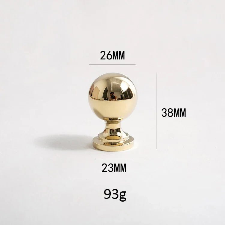 Durable Gold Brass T-Bar Knobs – 5" Pull Handles for Furniture Drawers