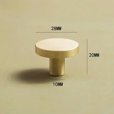 Durable Gold Brass T-Bar Handles – 8.8" Pulls for Drawers and Cabinets