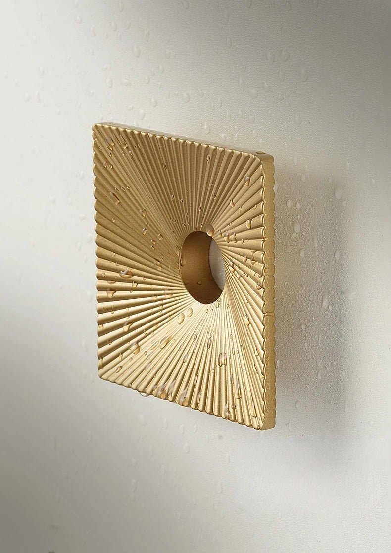 Sleek Gold Square Line Cabinet Pulls for Modern Drawer Handles