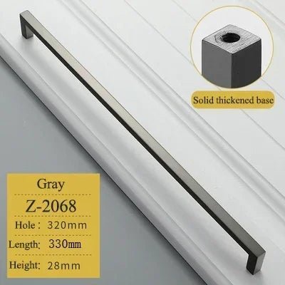 Gold Zinc Alloy Modern Pull for Cabinets and Drawers