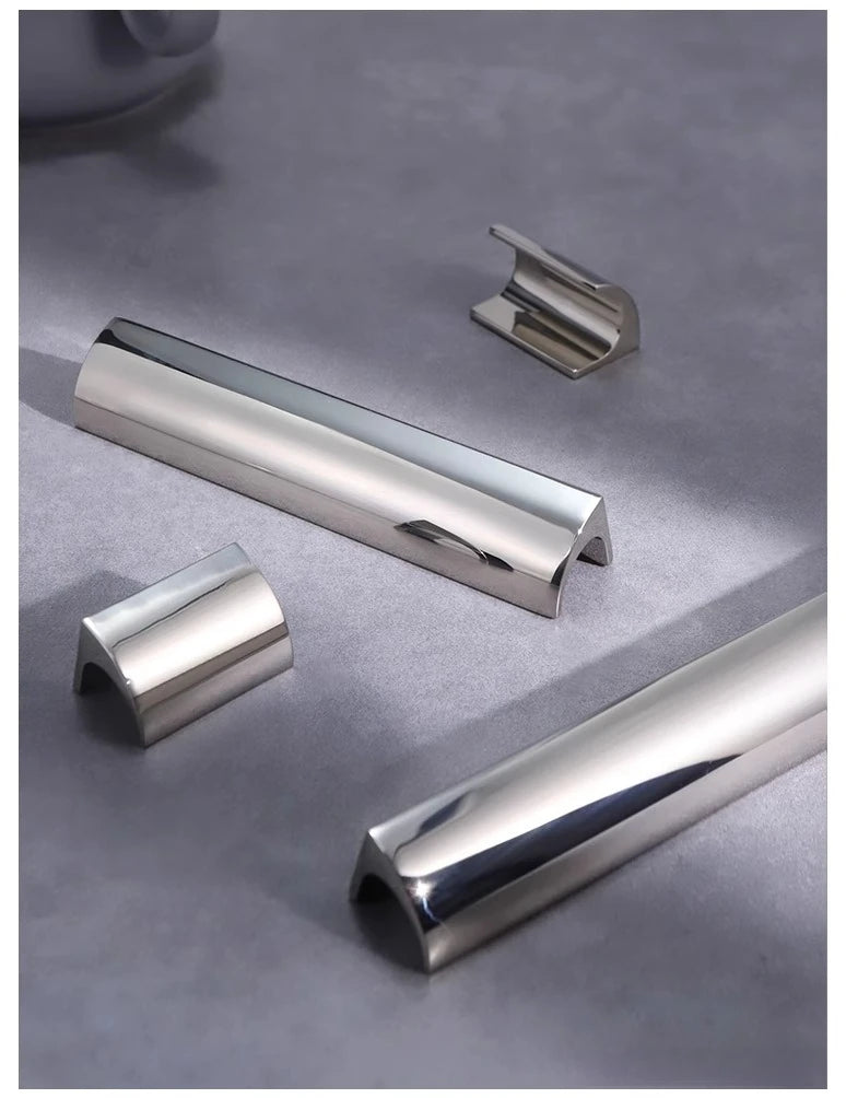 High-Quality Invisible Nickel Cabinet Pulls – Seamless Handles