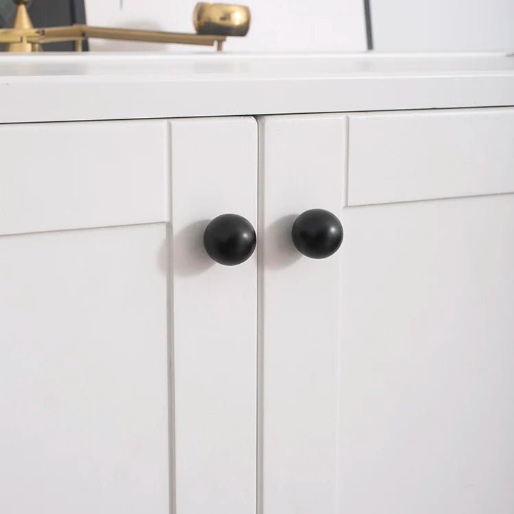 Luxury Pink Ceramic Ball Knobs – 2.5" Modern Pulls for Furniture
