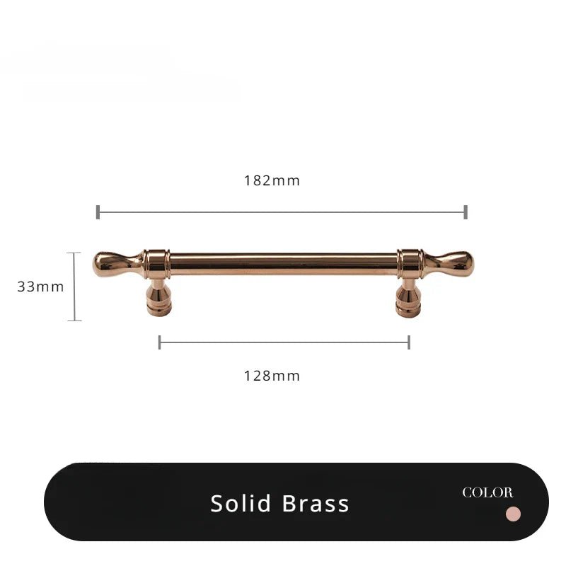 Elegant Rose Gold Vintage Pulls – Cabinet Handles for Drawers