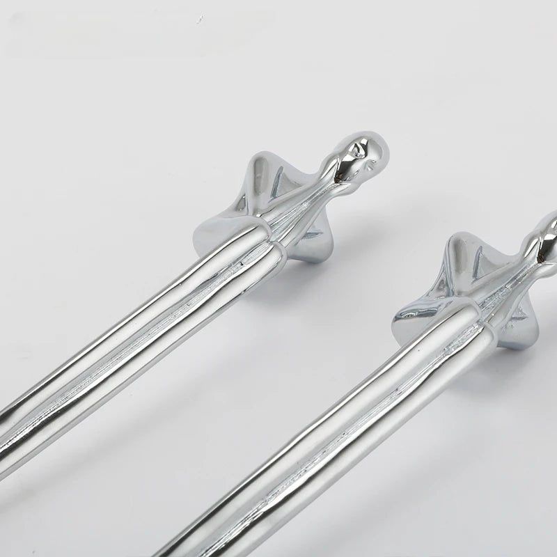 Stylish Silver Brass Knobs – European Style Pulls for Cabinets