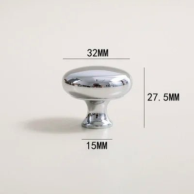 Contemporary Sleek Brass Pulls for Cabinets with Chrome Finish