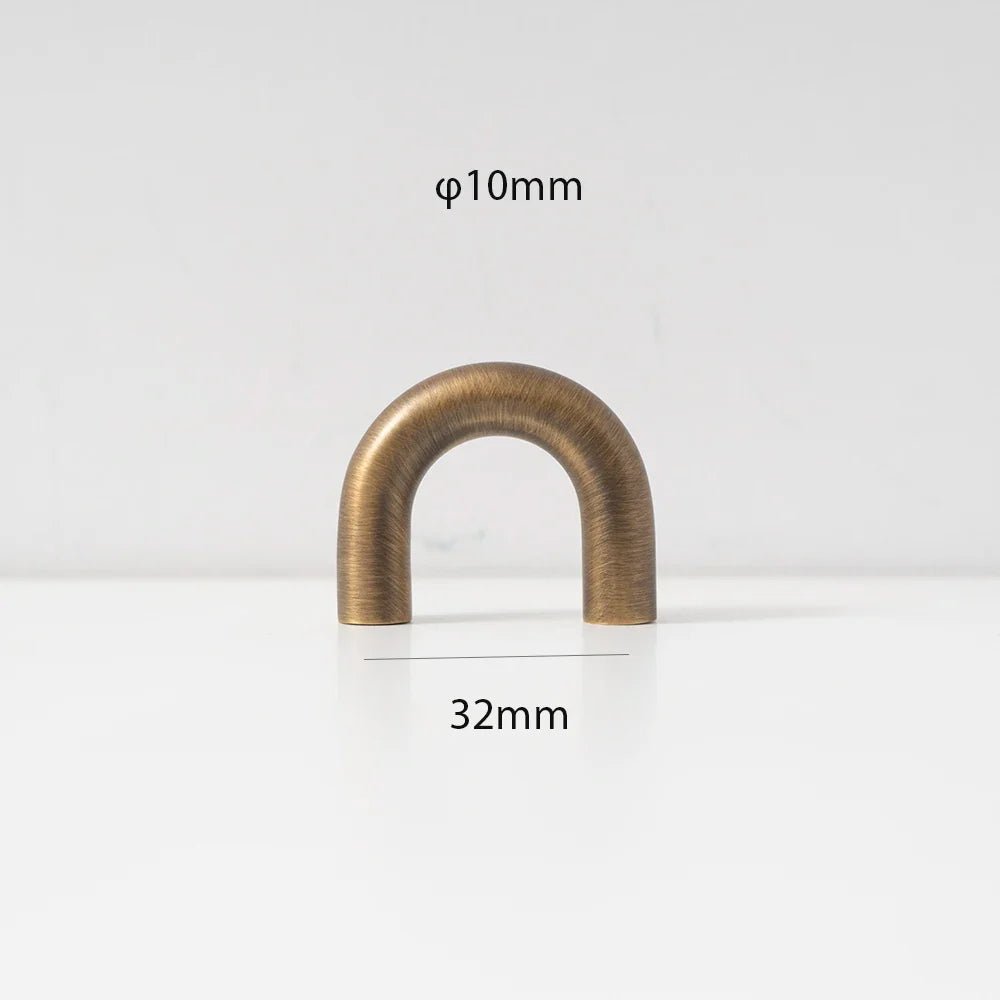 Modern Minimalist Bronze Knobs for Small Furniture Handles