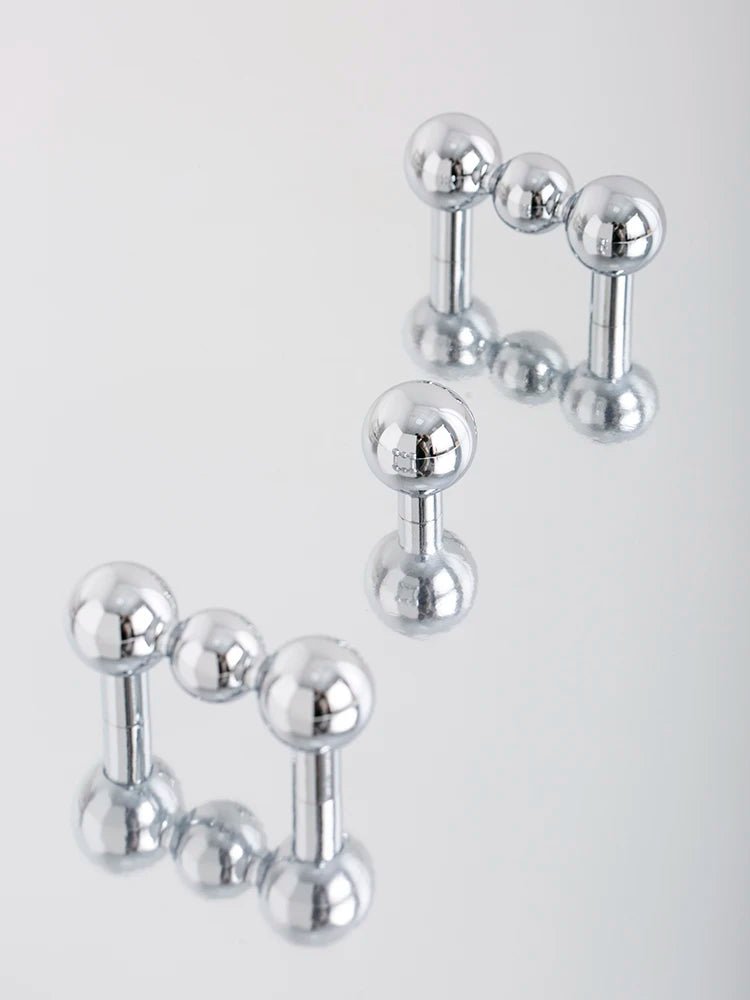Premium Solid Brass Ball Knobs – 1.8" T-Bar Cabinet Pull Handles