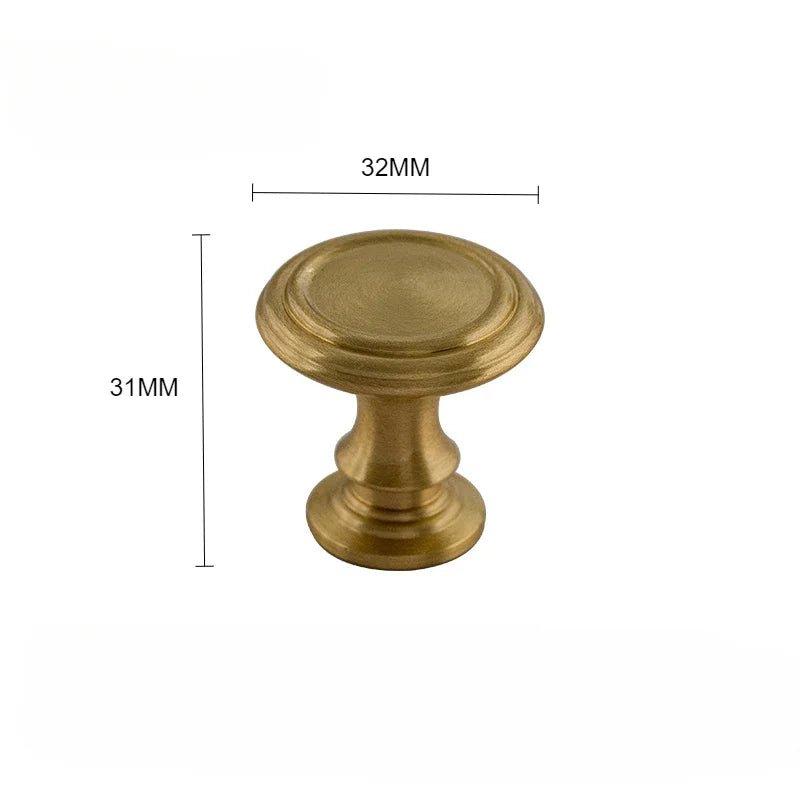 Luxury Solid Brass Cabinet Pull – Classic American Style for Cabinets