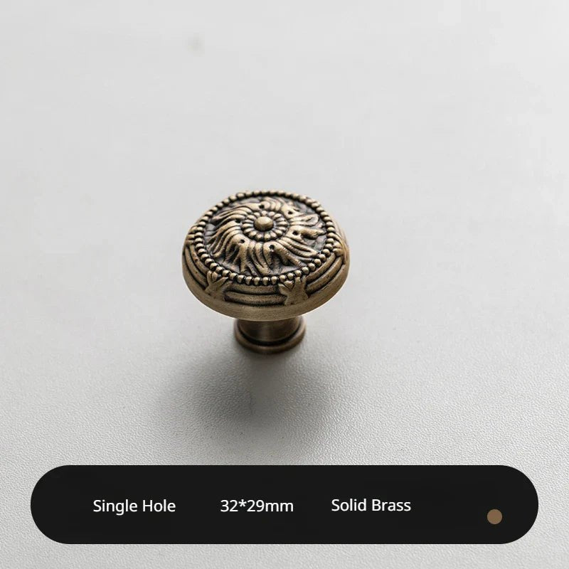 Vintage Bronze Drawer Pulls – Classic Cabinet Handles for Drawers