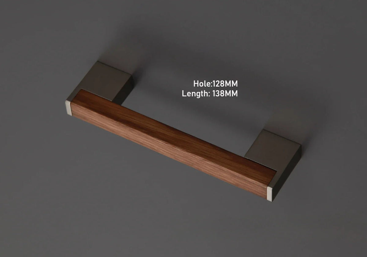 White Oak Wood Cabinet Handles for Modern Kitchen Design