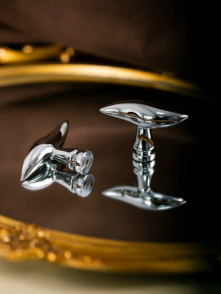 Horn-Shaped Brass Cabinet Knobs – 5" Pulls