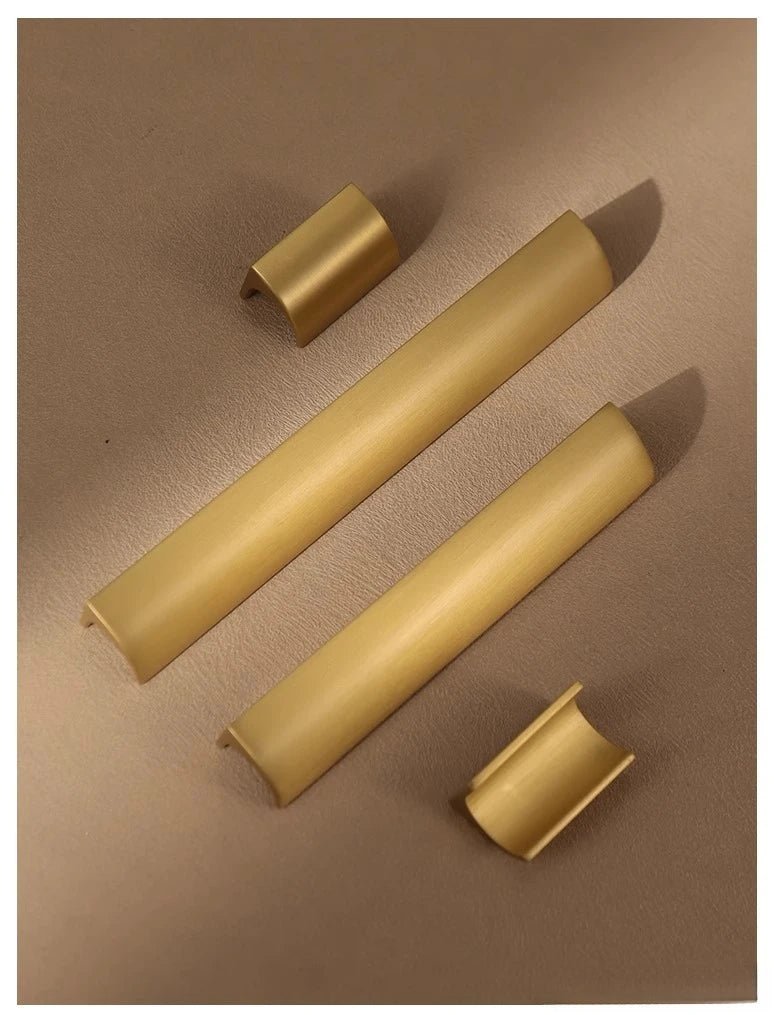 Invisible Recessed Pull Handles for Cabinet and Furniture Design