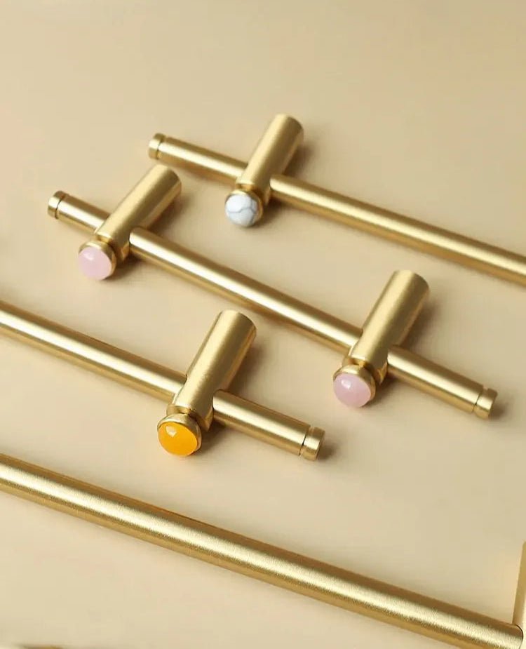 Modern Jade Handle - Brass Pull for Furniture