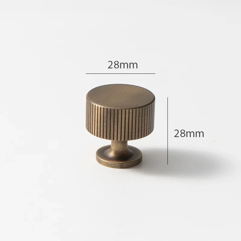 Antique Bronze Brass Knob with T-Bar Design