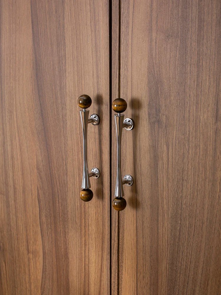 Luxury Brass Crystal Cabinet Knobs – 5 Inch Modern Pulls