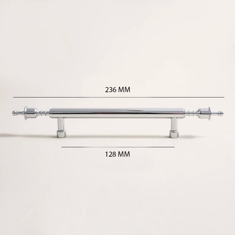 High-Quality Chrome Crown Shape Pull – Modern Drawer Handle Design