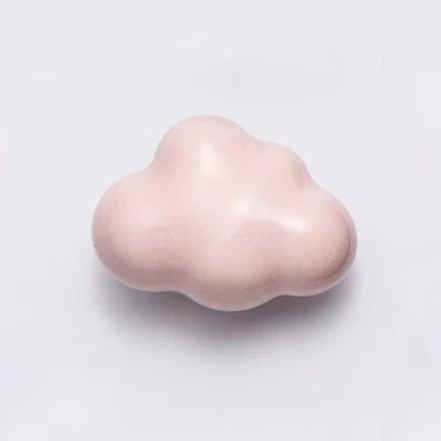 Sleek Cloud Ceramic Knobs – Pink Kids' Drawer Pull Handles