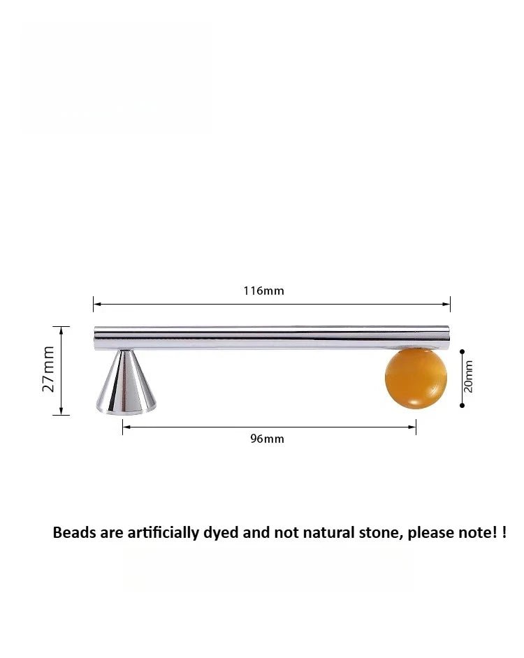 Crystal & Brass Handles – Chrome Pulls for Furniture and Cabinet Design