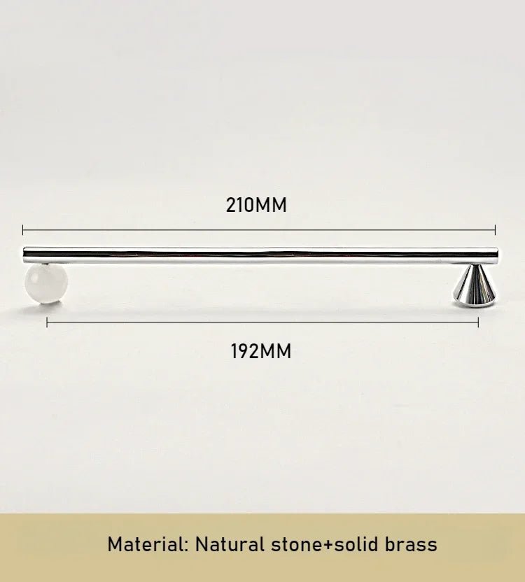 Luxury Crystal & Brass Pull Handles – Chrome Drawer Knobs