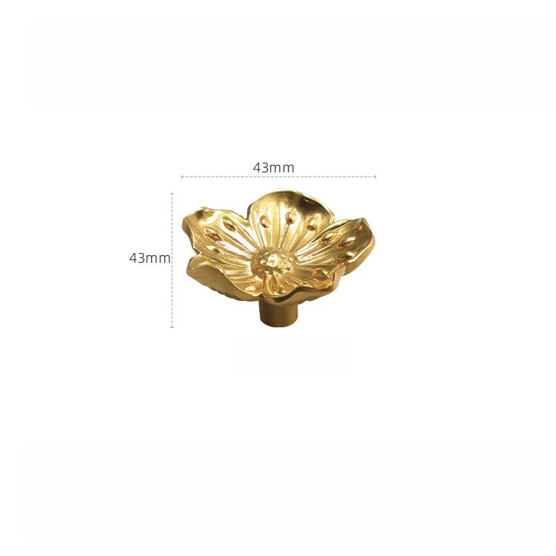 Luxury Gold Dragonfly Brass Handles for Cabinet and Drawer Pulls