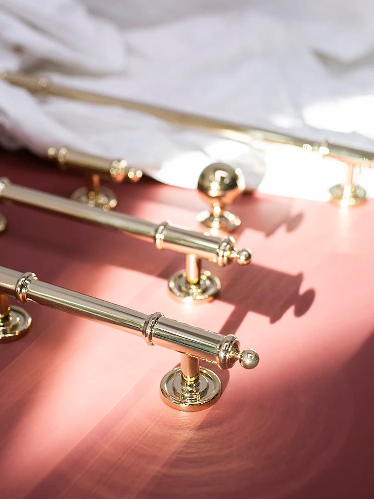 French Brass Handles - Gold T-Bar Pulls