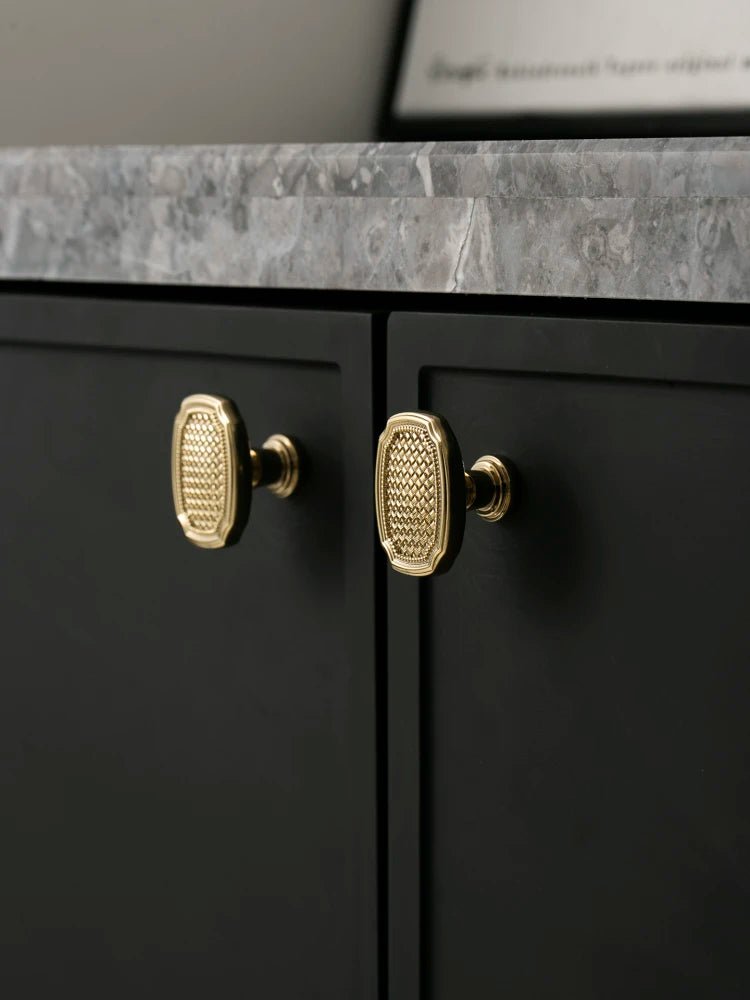 Gold Brass Cabinet Knobs – Modern Wardrobe Handles