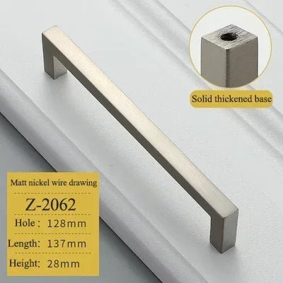 Luxury Gold Zinc Alloy Pull for Modern Drawer and Cabinet Handles