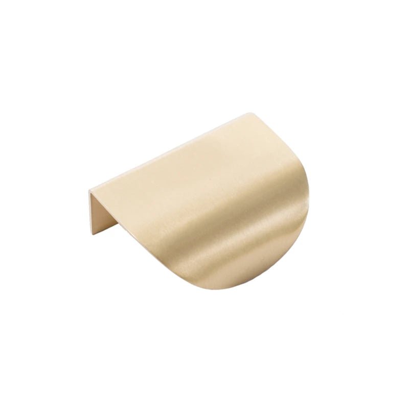 Golden Leaf Concealed Handles – Minimalist Pulls for Cabinets