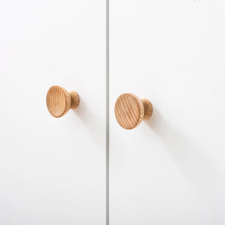 Sleek Natural Walnut Cabinet Handles for Stylish Drawers