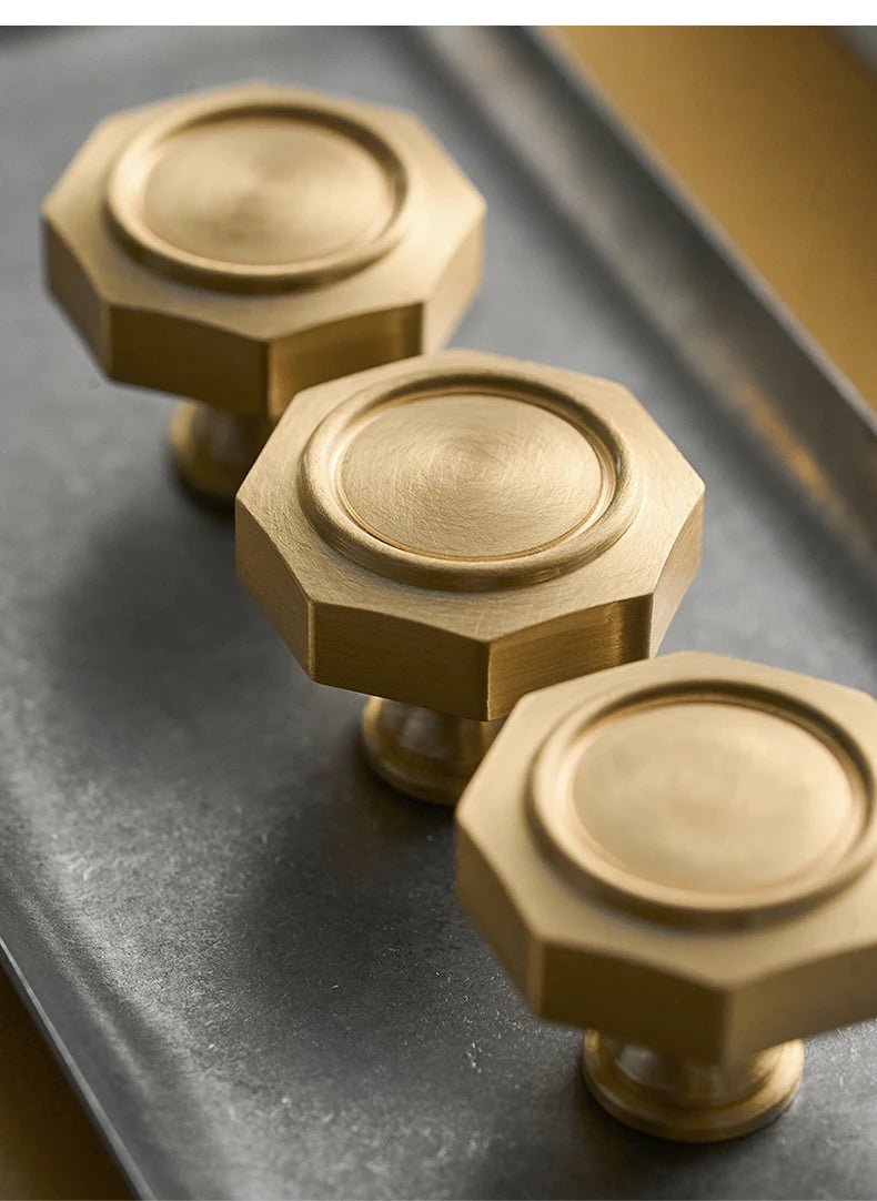 Elegant Parisian Brass T-Bar Handles – Luxury Cabinet Knobs
