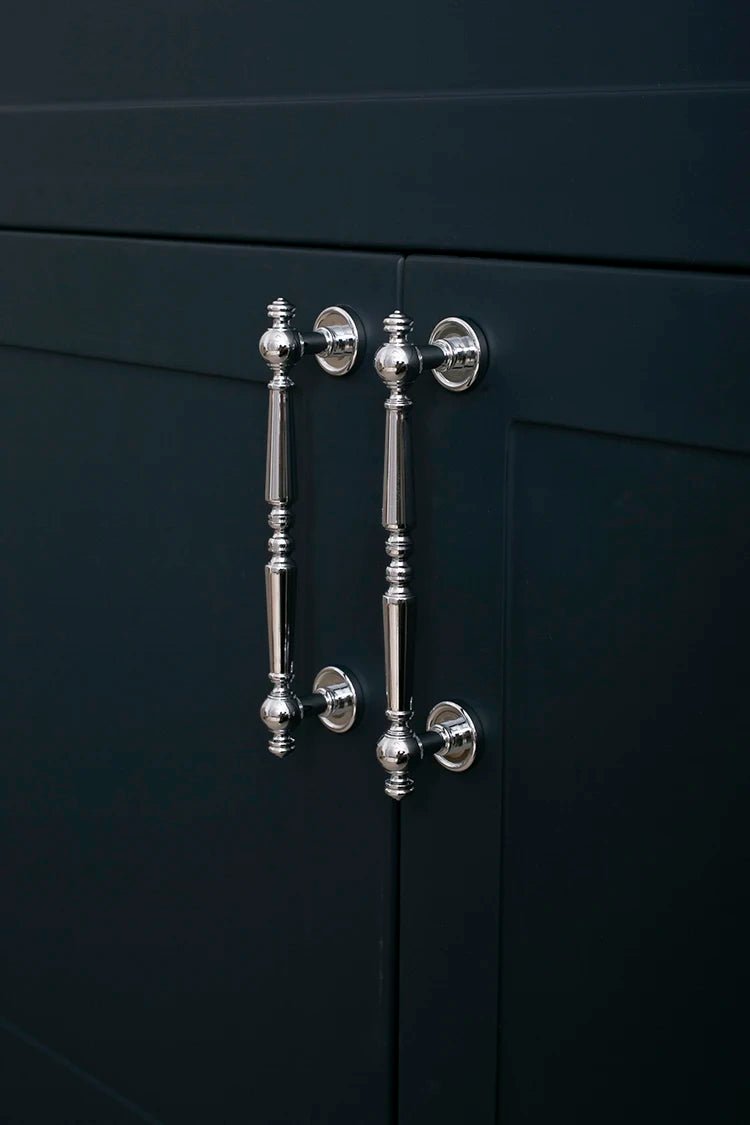 Luxury Chrome Handle - French Silver Brass Pull