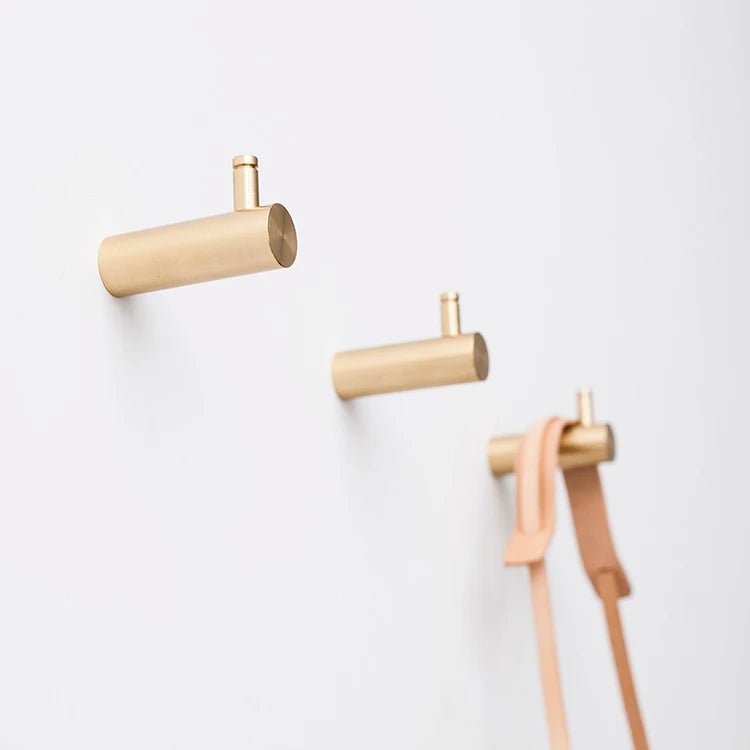 Durable Solid Brass Bearing Hooks for Wall Clothes Storage