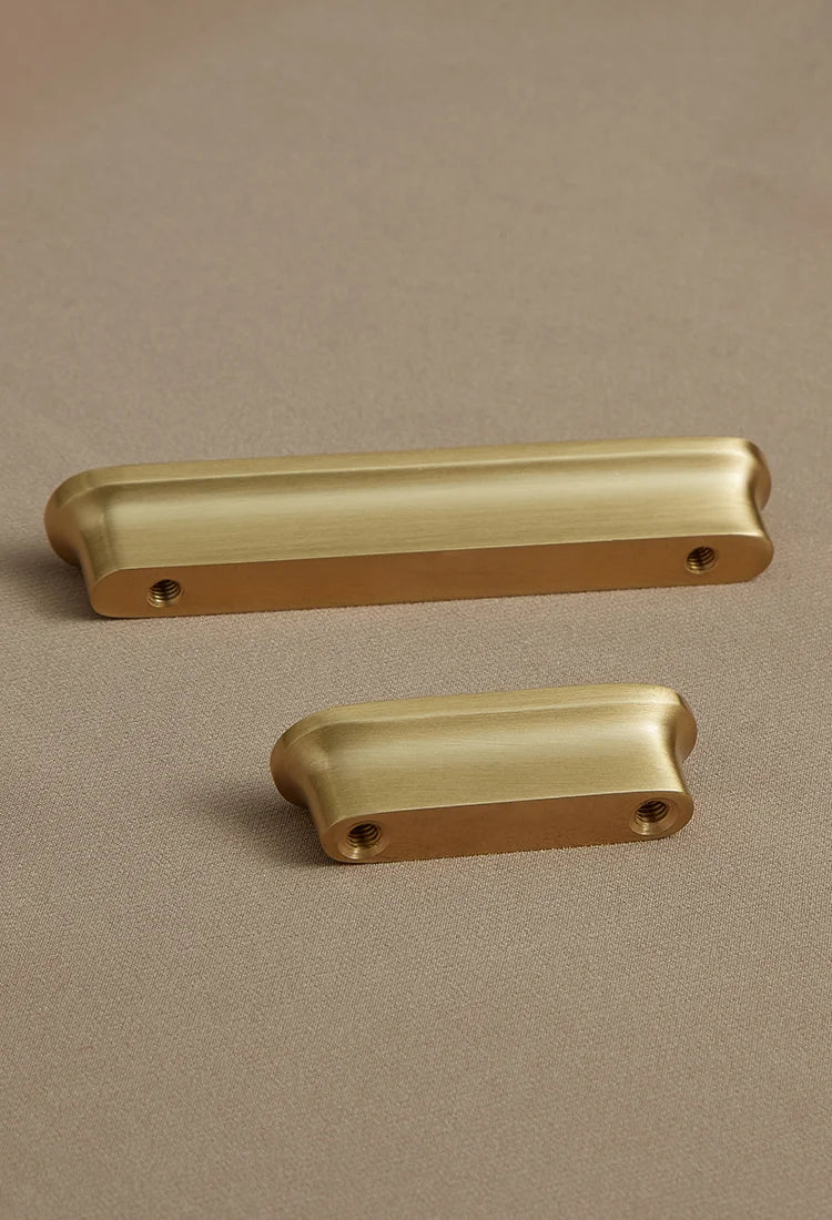 Solid Brass Cabinet Knobs – Satin Gold