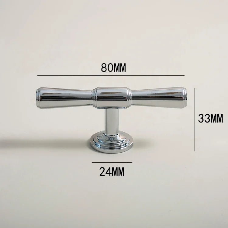 Luxury Solid Brass T-Bar Drawer Pulls – Cabinet Handles Design