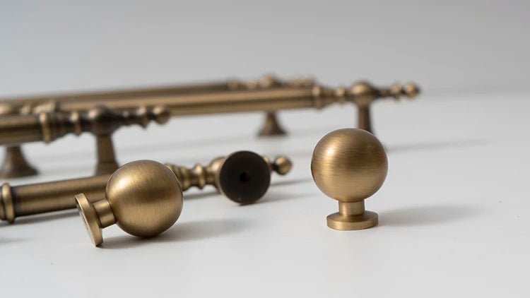 Premium Vintage Brass 8.8" Cupboard Pulls for Cabinets